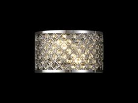 Sasha Crystal Wall Lights Deco Flush Crystal Wall Lights